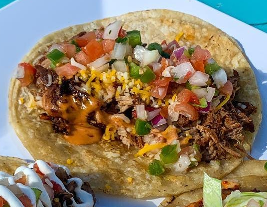 Order Carnita Taco food online from Fams store, Fox Lake on bringmethat.com