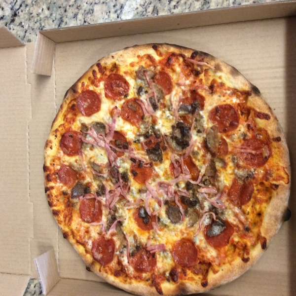 Order Meat Lover Pizza food online from Old Sicily Pizza store, North Hollywood on bringmethat.com