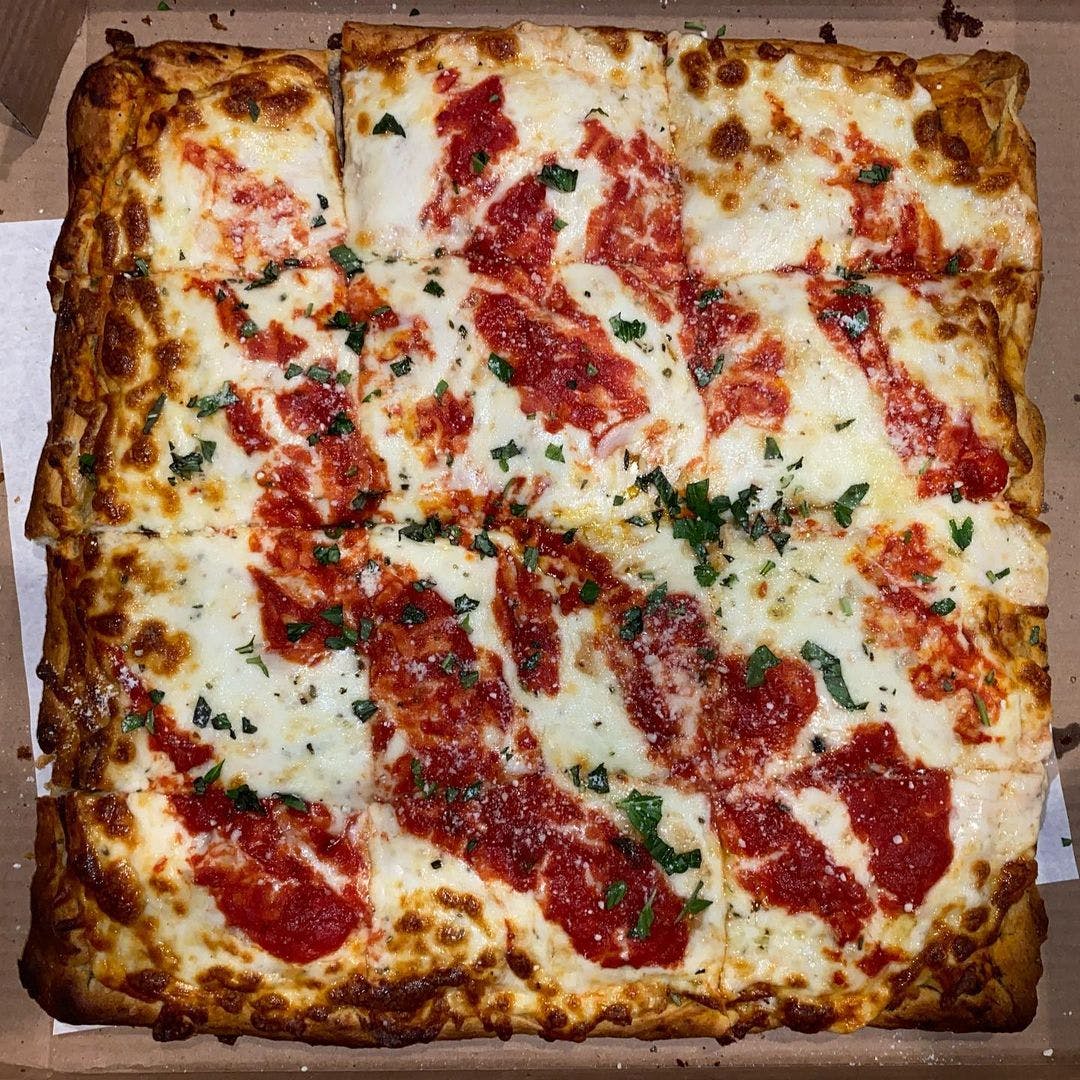 Order Sicilian Cheese Pizza - Large 16'' food online from Azzurro Pizzeria & Italian Grill store, Brick on bringmethat.com