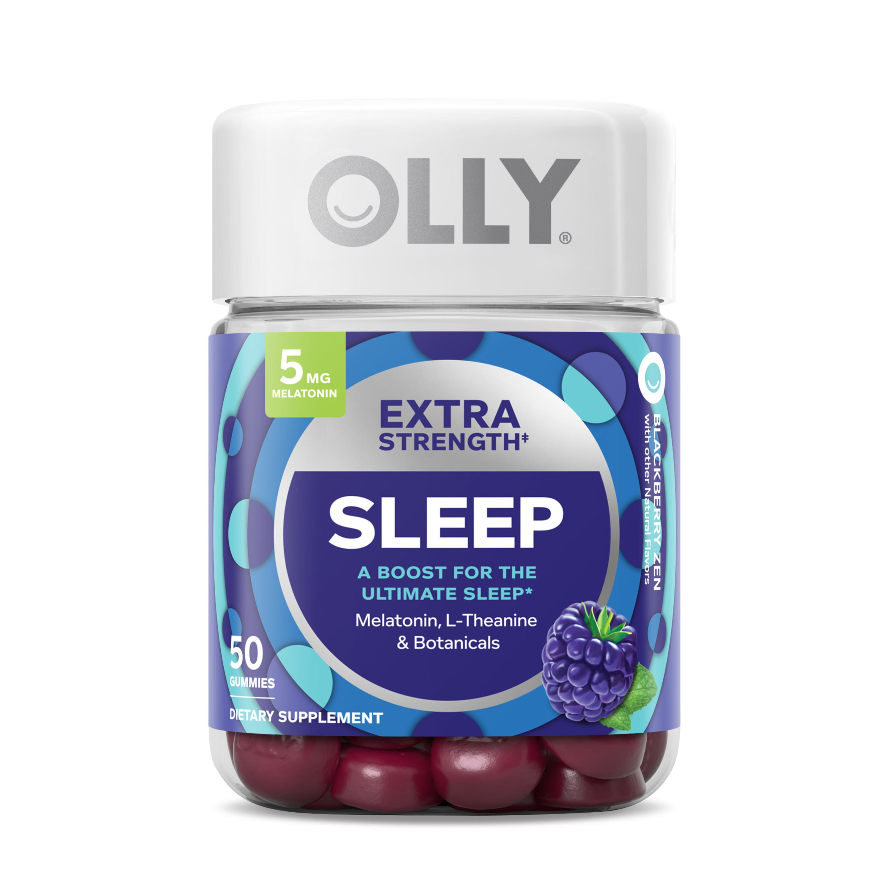 Order OLLY Extra Strength Sleep Gummies, Blackberry Mint - 50 ct food online from Rite Aid store, Antelope on bringmethat.com