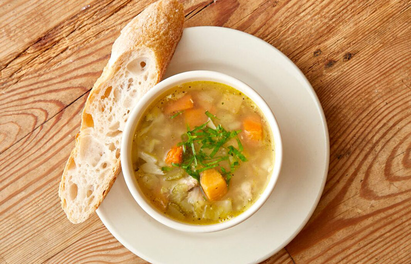Order Chicken Soup food online from Le Pain Quotidien store, Los Angeles on bringmethat.com