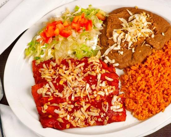 Order Enchilada Plate food online from Taco Burrito King store, Norridge on bringmethat.com