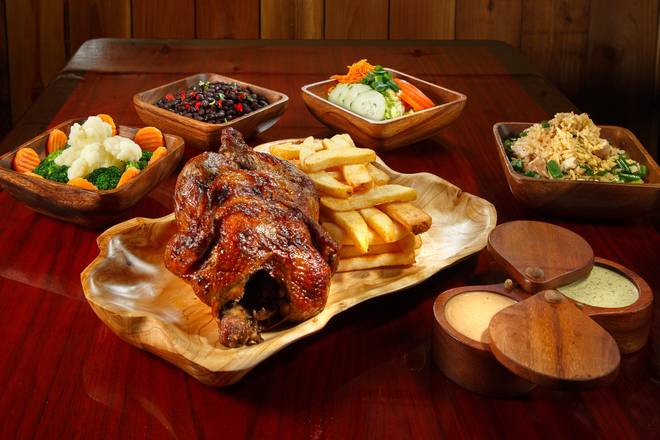 Order 3 chicken Family Meal food online from Las Brasas Charcoal Chicken store, Houston on bringmethat.com