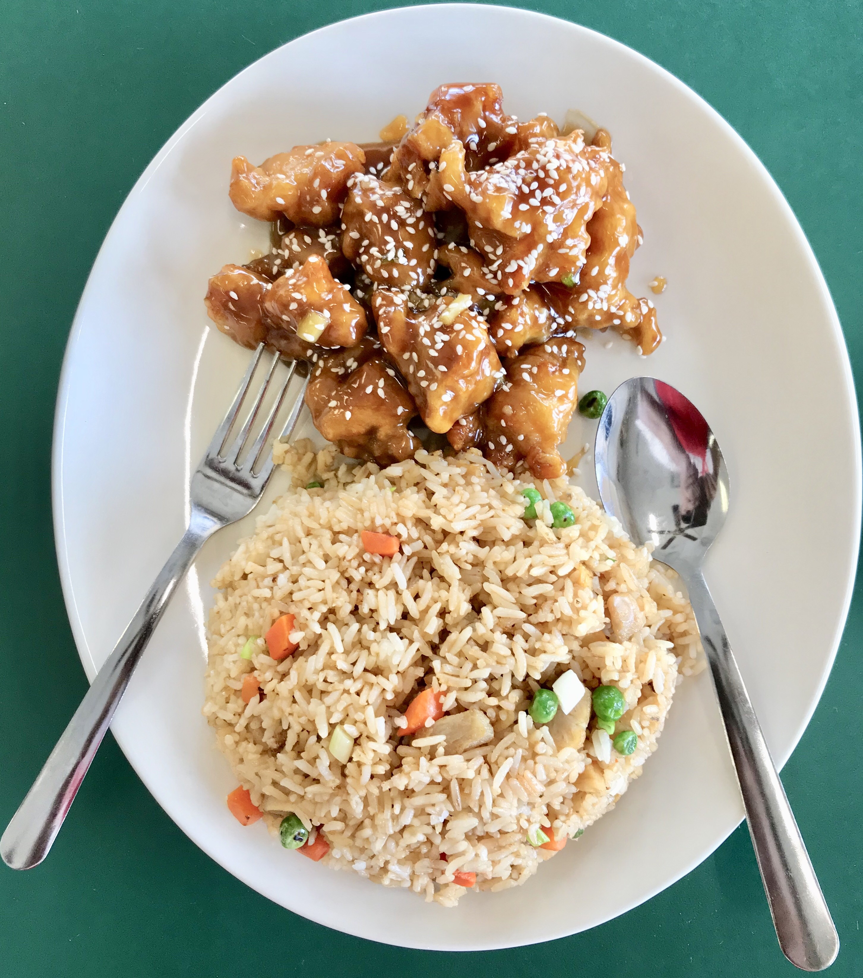 Order 38. Sesame Chicken food online from Asian Star store, Tulsa on bringmethat.com