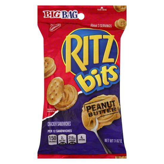 Order Ritz Bits Peanut Butter Sandwich Crackers food online from Exxon Food Mart store, Port Huron on bringmethat.com