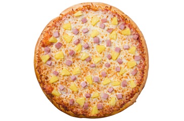 Order Large Thin Crust Hawaiian Pizza food online from John Incredible Pizza store, Bakersfield on bringmethat.com