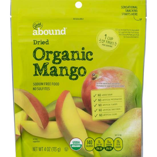 Order Gold Emblem Abound Dried Organic Mango, 4 OZ food online from Cvs store, GREEN BAY on bringmethat.com