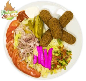 Order Falafel Over Salad food online from Hakuna Matata store, Oak Lawn on bringmethat.com