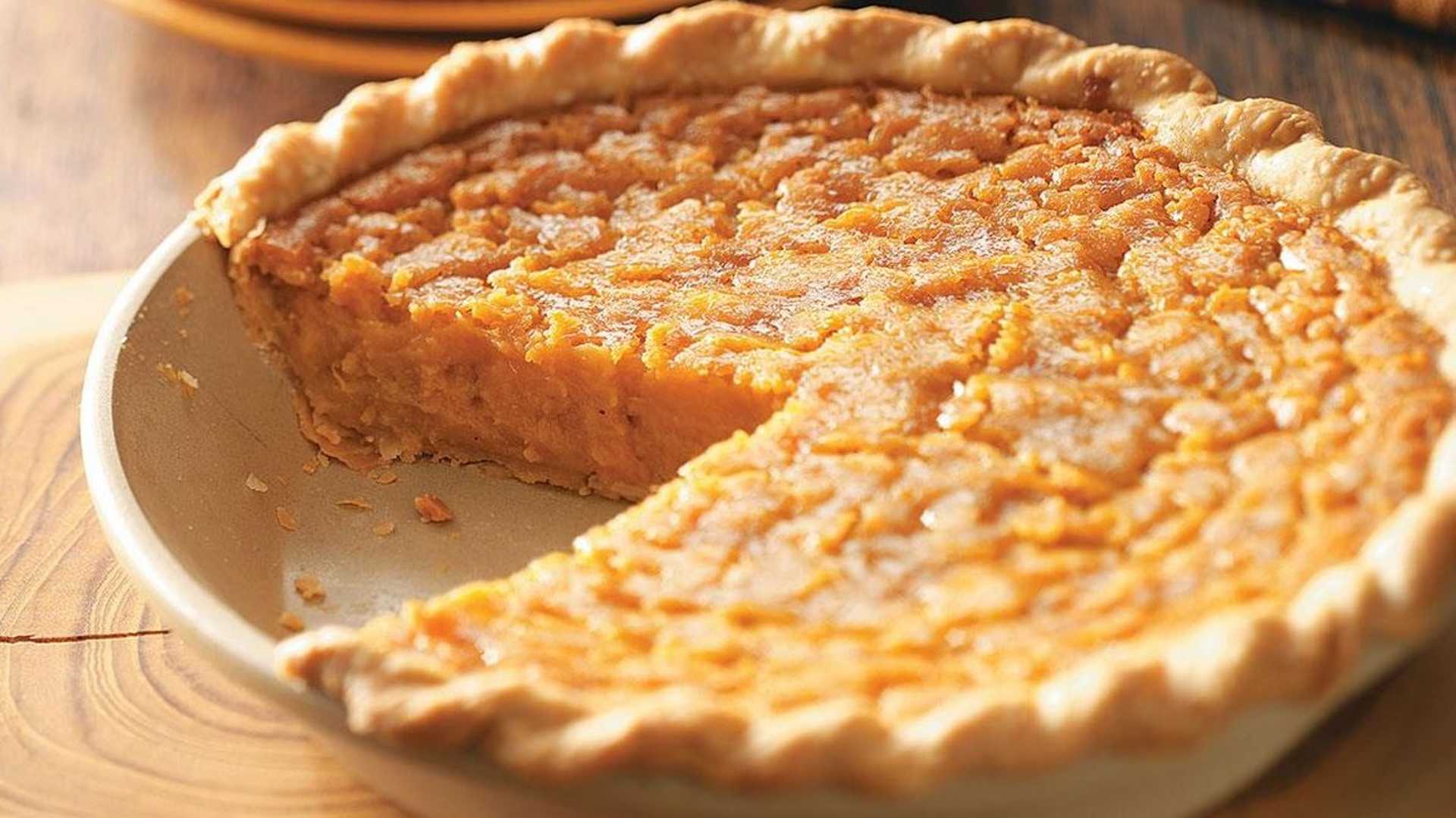 Order "The Supremes" Sweet Potato Pie food online from Ms Chicken Shack store, Beaver Falls on bringmethat.com