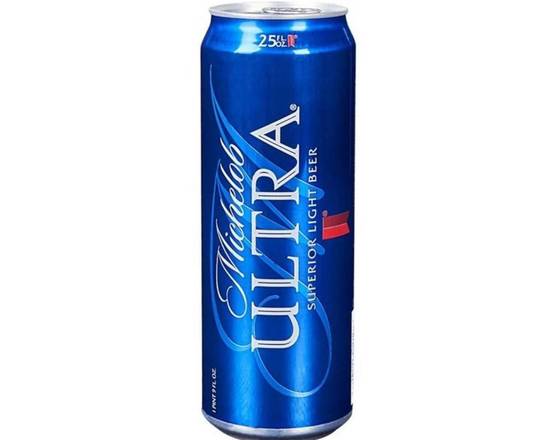 Order Michelob Ultra 25 oz can, (4.2% ABV) food online from Starway Liquor store, Bell Gardens on bringmethat.com