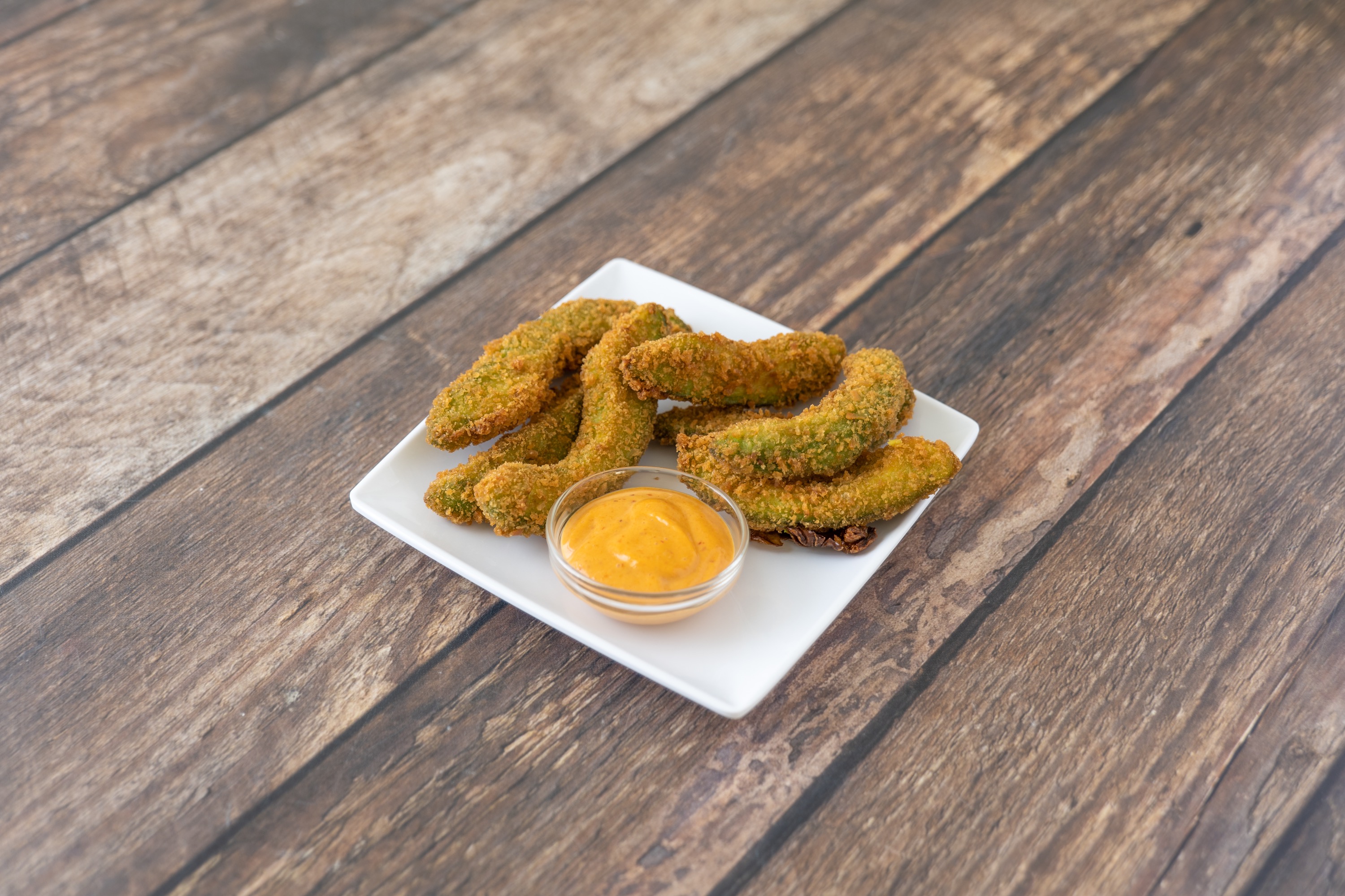 Order Avocado Fries food online from Bru's Wiffle and More store, Marina Del Ray on bringmethat.com