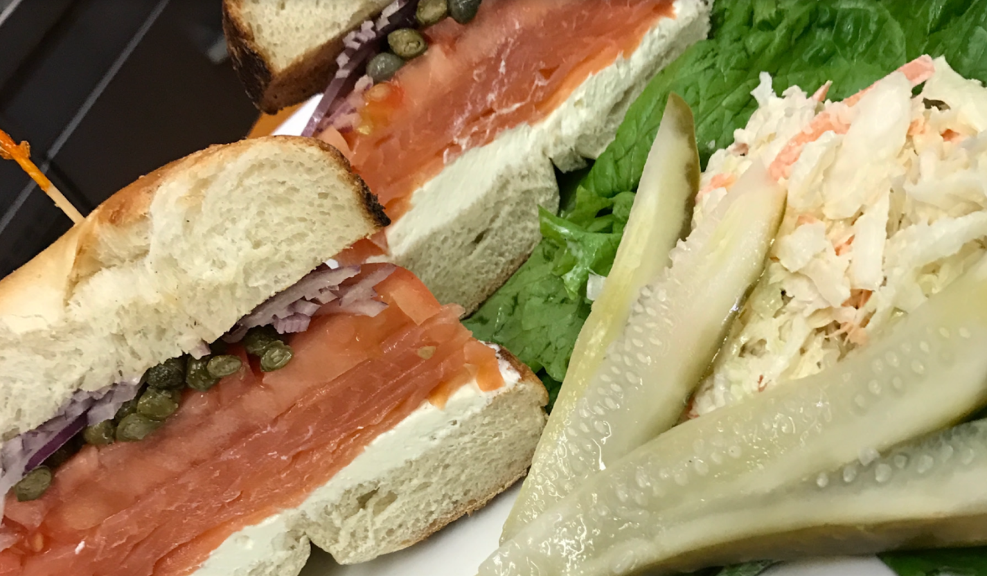 Order Smoked Salmon and Cream Cheese Bagel food online from 810 Deli & Cafe store, New York on bringmethat.com