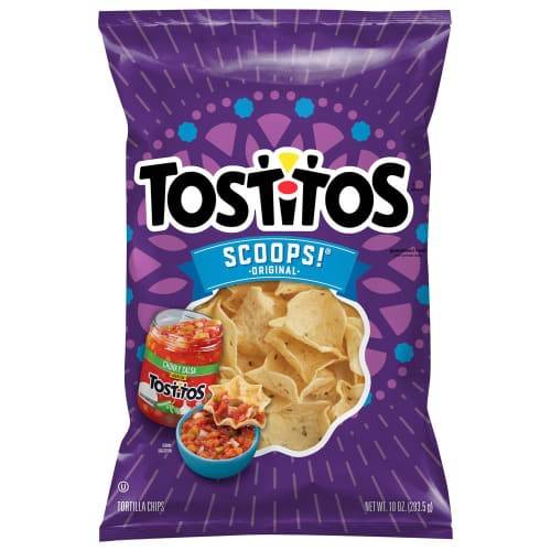 Order Tostitos · Scoops! Tortilla Chips (10 oz) food online from Mesa Liquor store, Mesa on bringmethat.com
