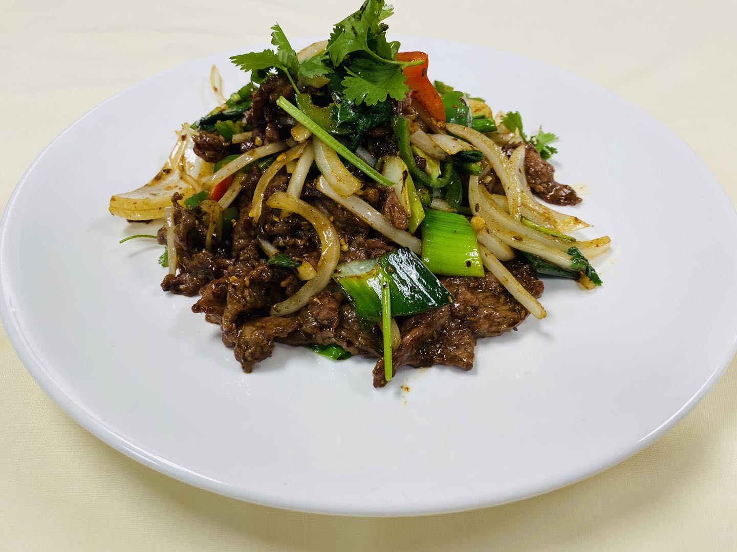 Order B1. Cumin Beef food online from Wei Authentic Chinese Cuisine store, Marietta on bringmethat.com