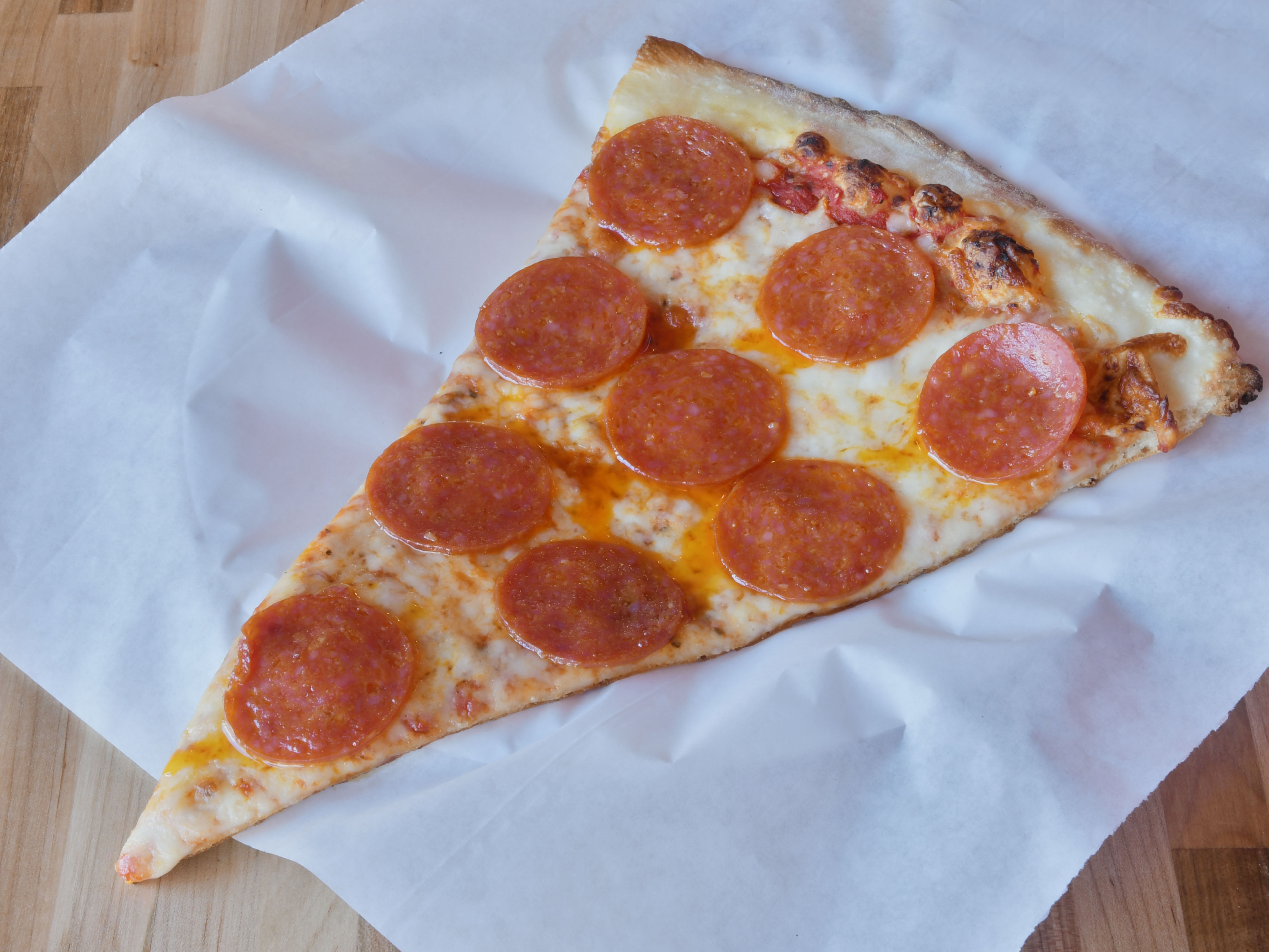 Order Pepperoni Pizza Slice food online from iSlice store, Albany on bringmethat.com