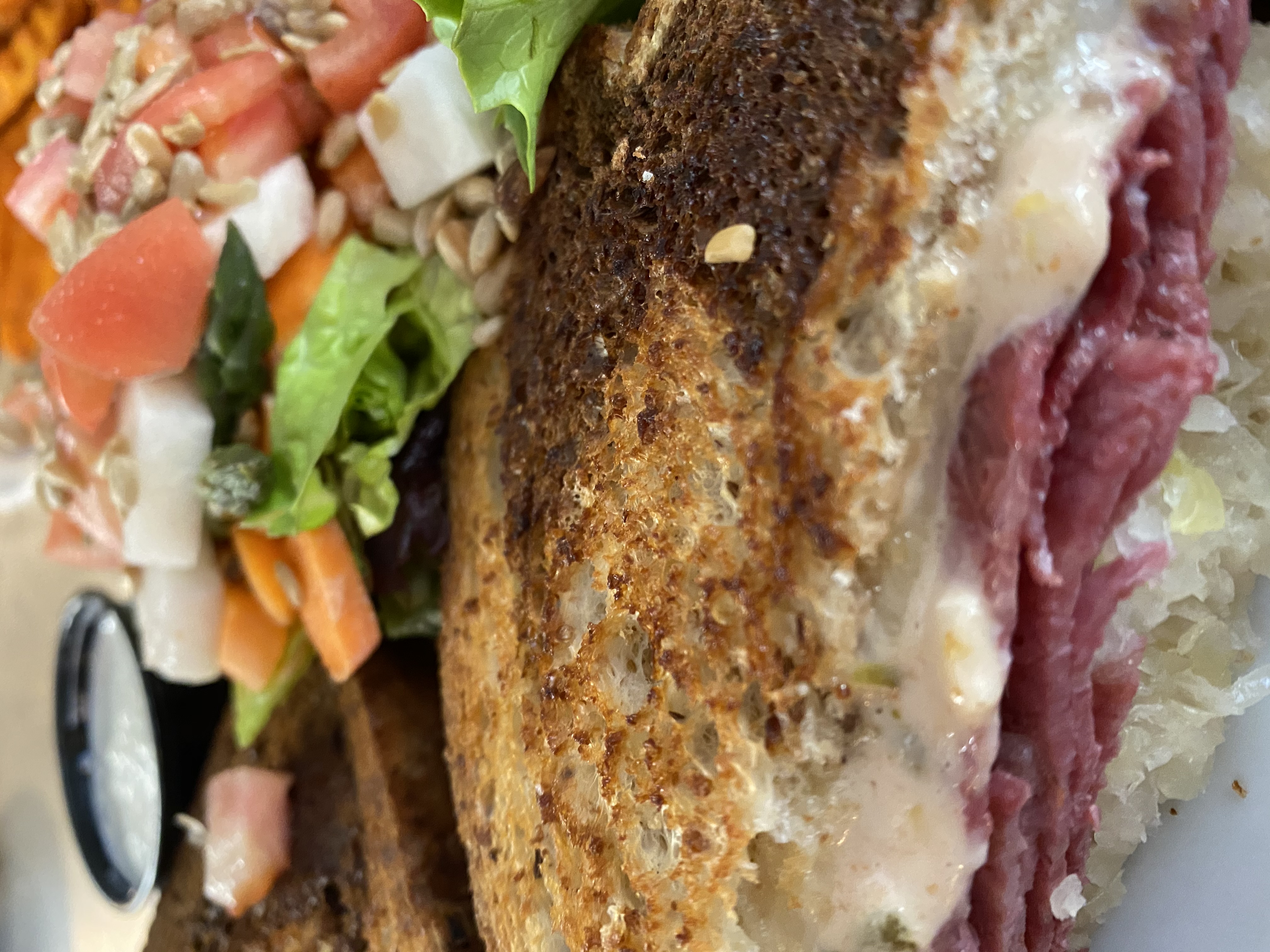 Order Reuben Sandwich food online from The Cow / An Eatery store, Morrison on bringmethat.com