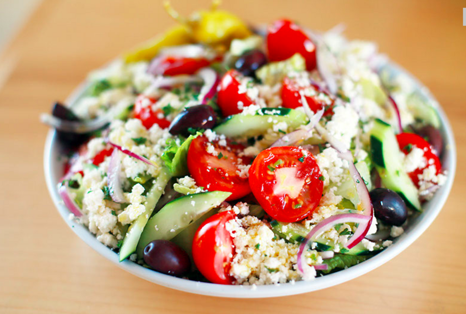 Order SMALL CLASSIC GREEK SALAD food online from The Great Greek-Henderson store, Henderson on bringmethat.com