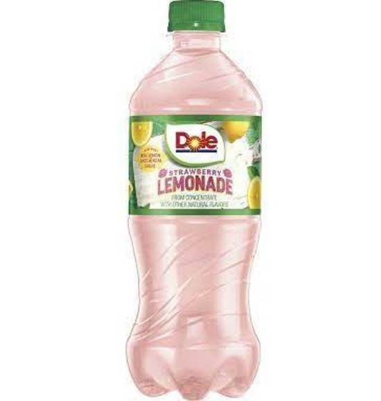 Order Dole Strawberry Lemonade 20 oz Bottle food online from IV Deli Mart store, Goleta on bringmethat.com
