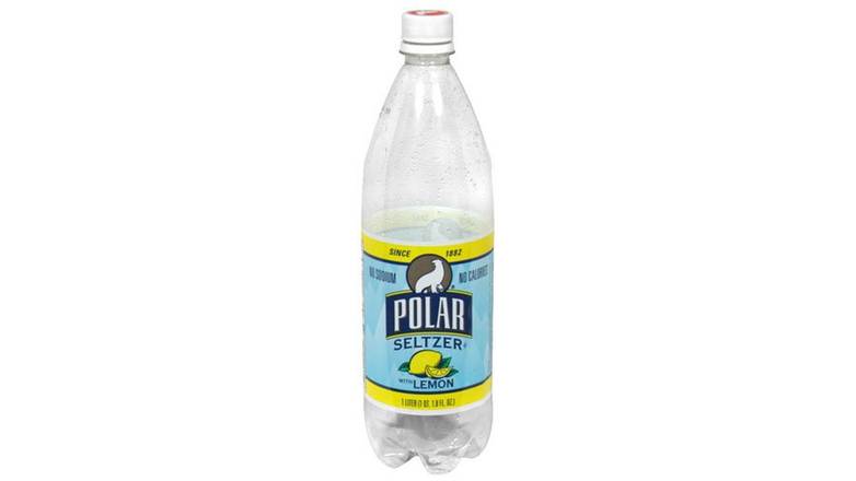 Order Polar Seltzer Lemon - 12 Pack food online from Route 7 Food Mart store, Norwalk on bringmethat.com