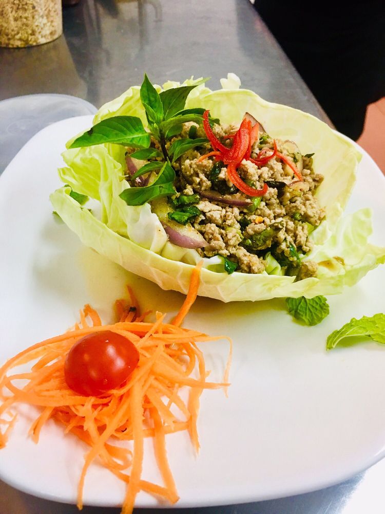 Order S 2. Laab Khai Salad food online from Thai Heaven Restaurant store, Catonsville on bringmethat.com