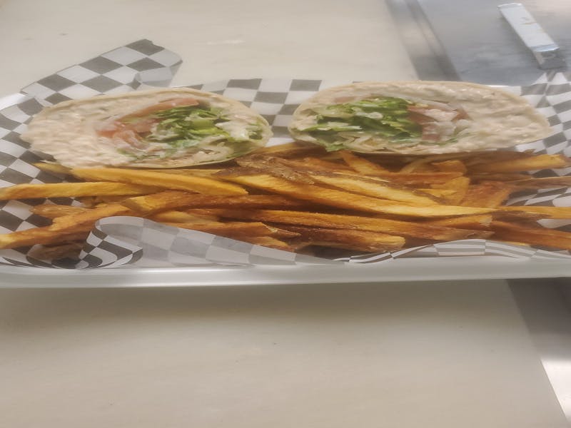 Order Tuna & Provolone Wrap - Wrap food online from Pizza Leone store, Fairfield on bringmethat.com