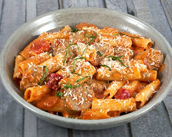 Order Rigatoni Bolognese food online from Simon & Seaforts store, Anchorage on bringmethat.com