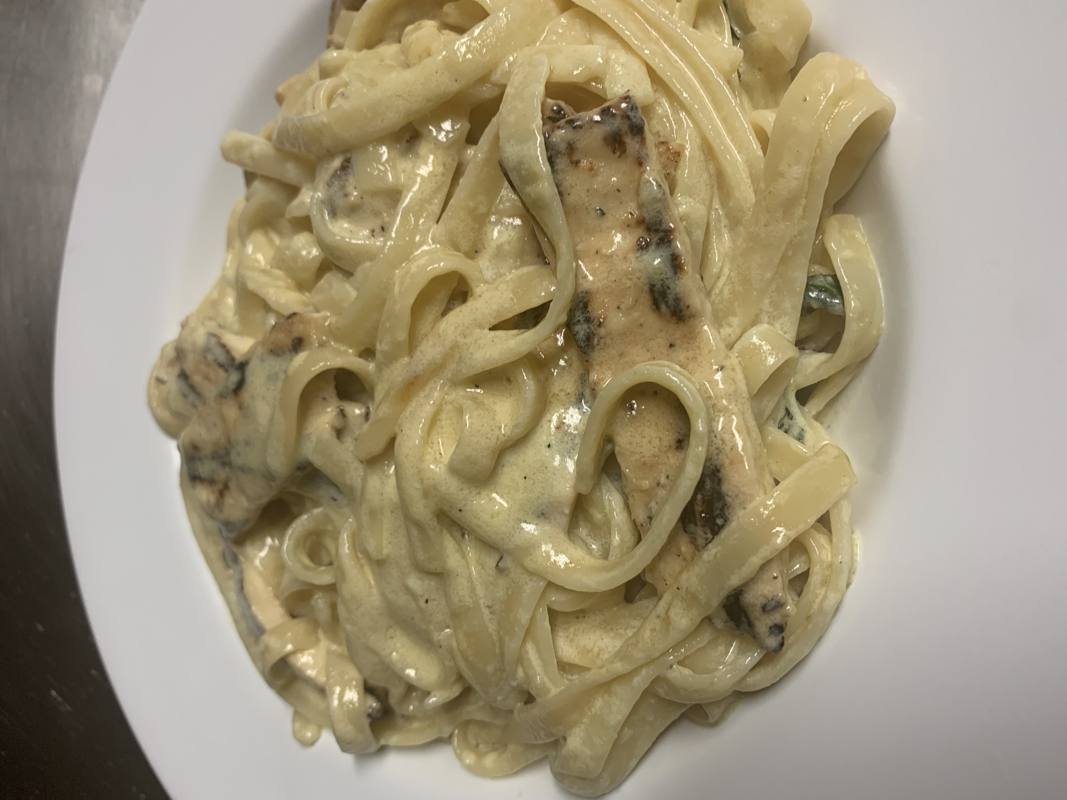 Order Fettucini Alfredo With grilled Chicken .Only food online from Taste of italy store, Corona on bringmethat.com