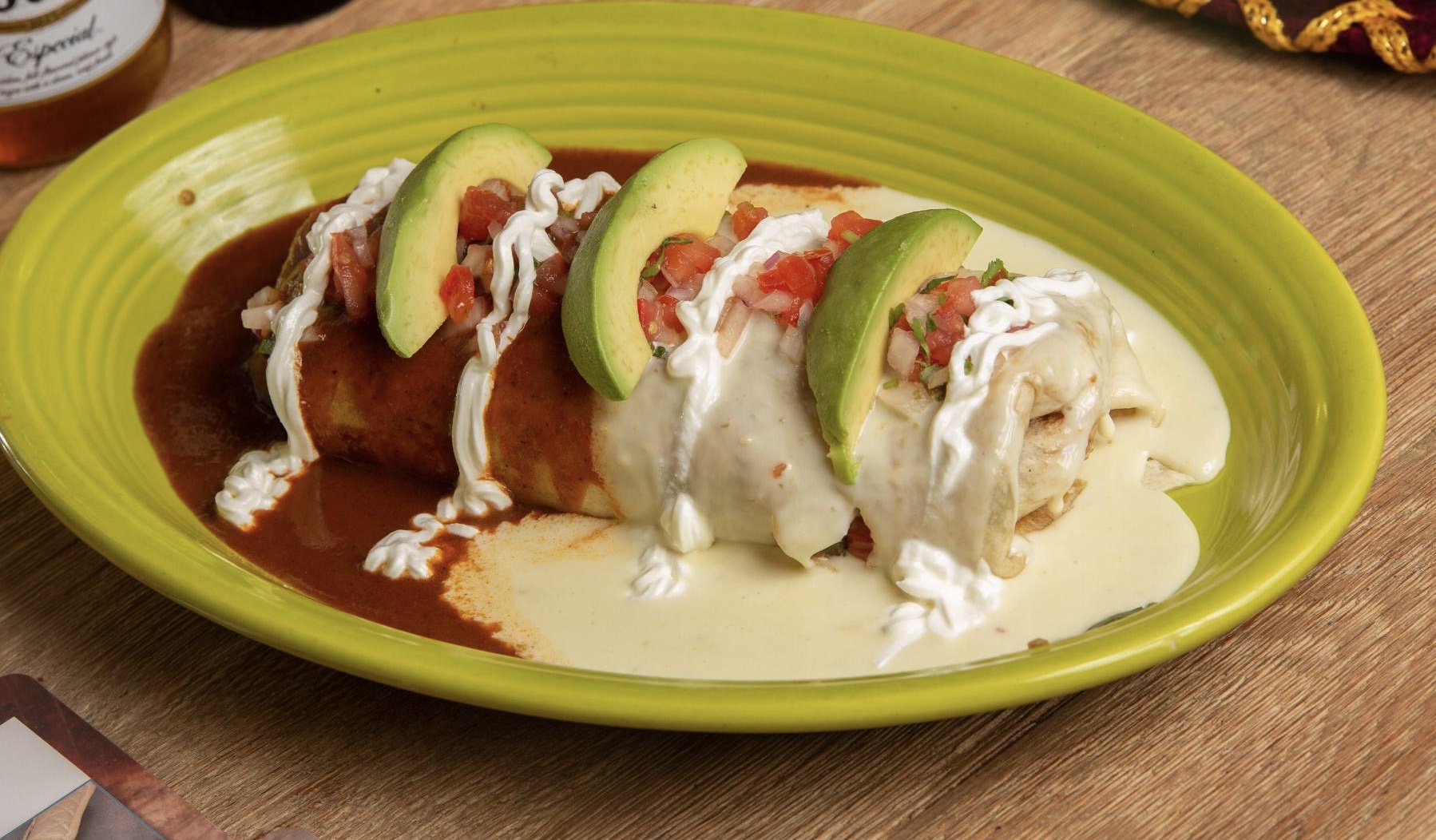 Order Burrito Jalisco food online from El Rodeo store, Columbus on bringmethat.com