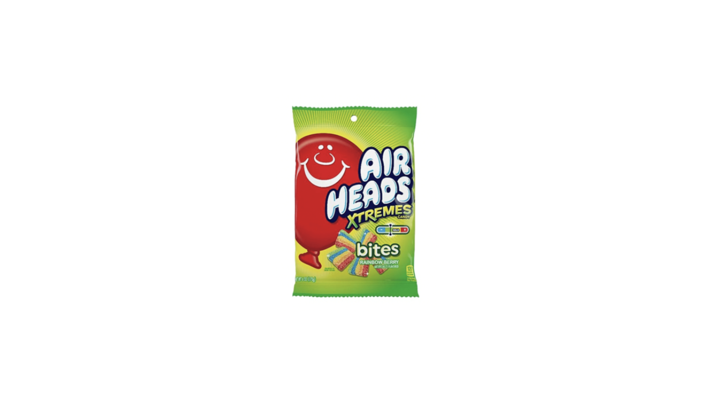 Order Airheads Xtremes Rainbow Berry 6 oz. Candy  food online from Luv Mart store, Santa Cruz on bringmethat.com