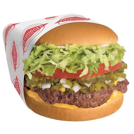 Order Original Fatburger (1/3 lb.) food online from Fatburger store, Las Vegas on bringmethat.com