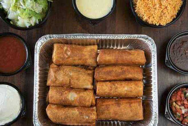 Order Chimichanga Family Meal food online from Frontera Mex-Mex Grill store, Stockbridge on bringmethat.com