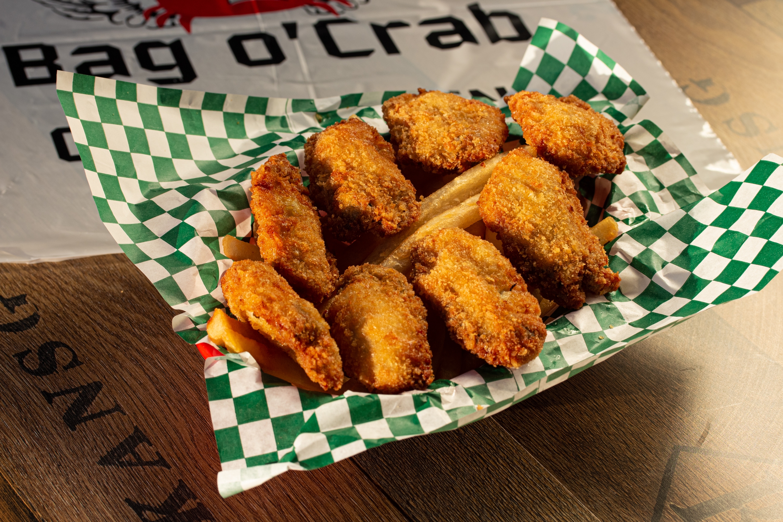 Order Fried Oyster Basket food online from Bag O'crab store, Fairfield on bringmethat.com