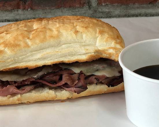 Order Regular French Dip Sub Sandwich food online from Stack Subs store, Lakewood on bringmethat.com