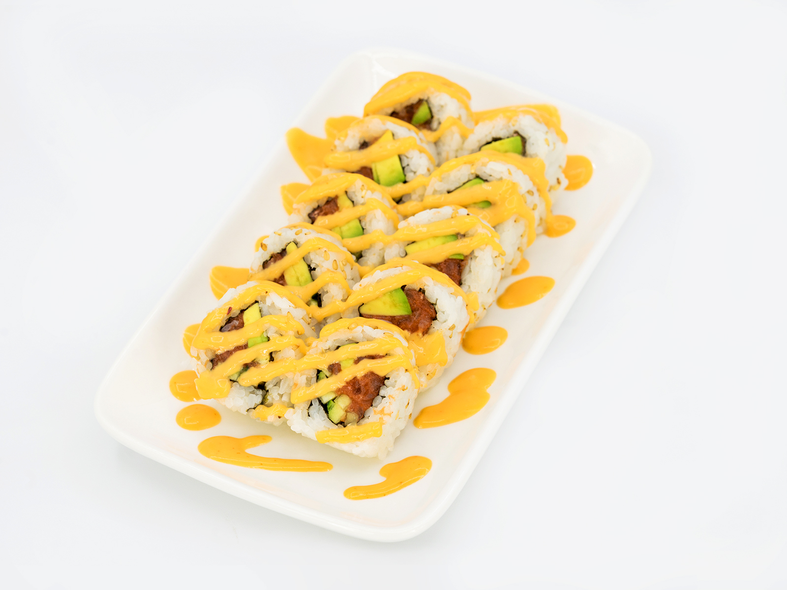 Order Spicy Tuna Roll food online from Premier Sushi store, Oregon City on bringmethat.com
