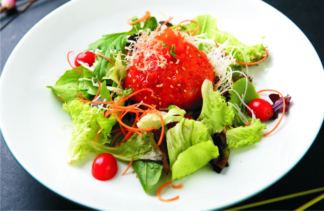 Order 7. Spicy Tuna Salad food online from I Love Sushi store, Santa Clarita on bringmethat.com