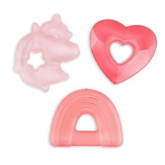 Order Itzy Ritzy® Unicorn Cutie Cooler™ Teethers in Pink (3-Pack) food online from Bed Bath & Beyond store, Lancaster on bringmethat.com