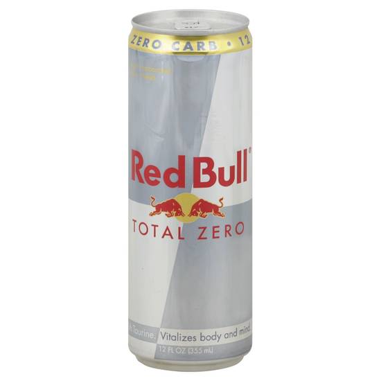 Order Red Bull Energy Drink Total Zero (12 pz) food online from Rite Aid store, PITTSBURGH on bringmethat.com