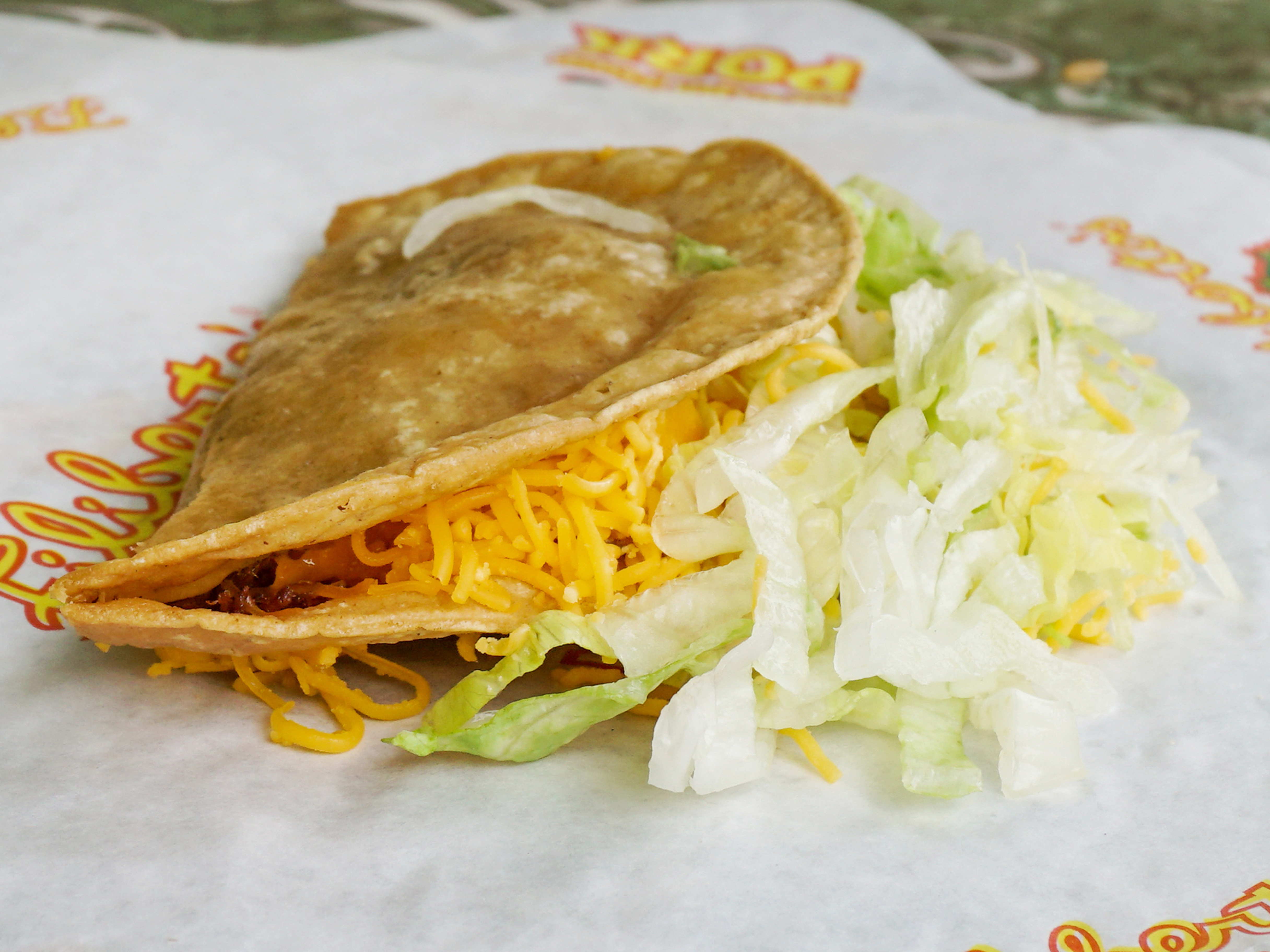 Order Beef Taco food online from Filiberto's Mexican Food store, San Diego on bringmethat.com