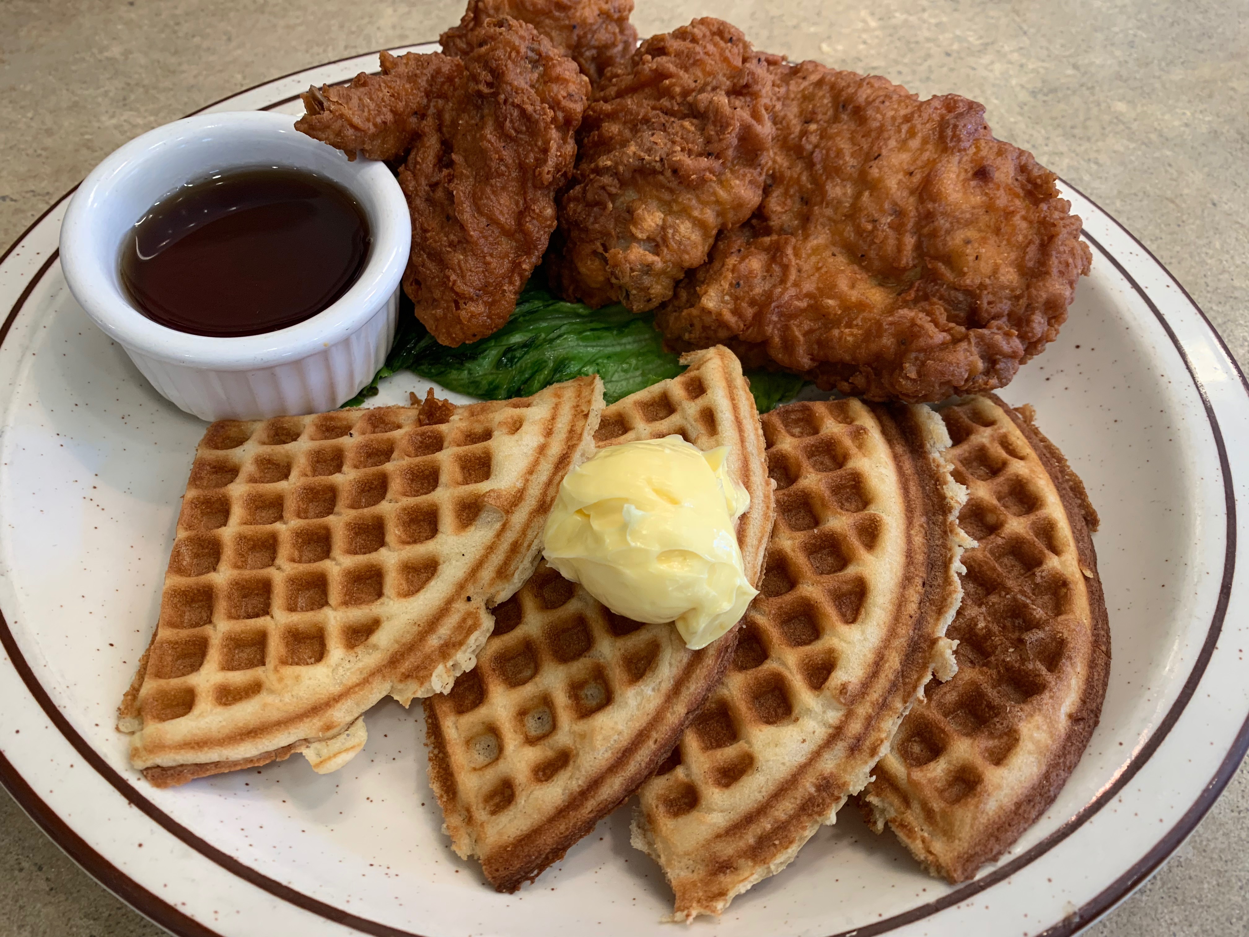 Order Chicken Waffle food online from Neal Coffee Shop store, San Mateo on bringmethat.com