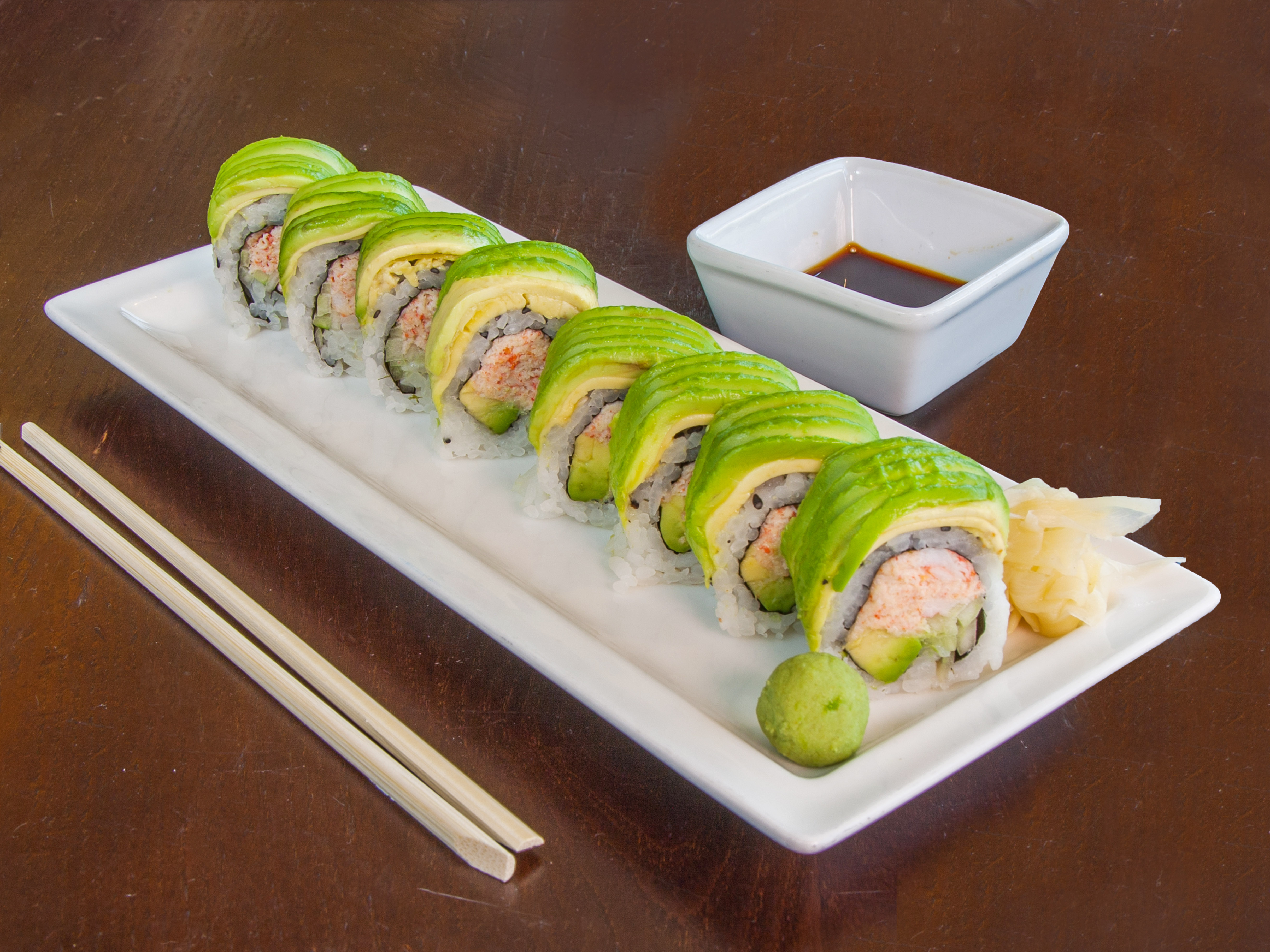 Order Caterpillar Roll food online from Standard Sushi & Poke Bar store, Westmont on bringmethat.com