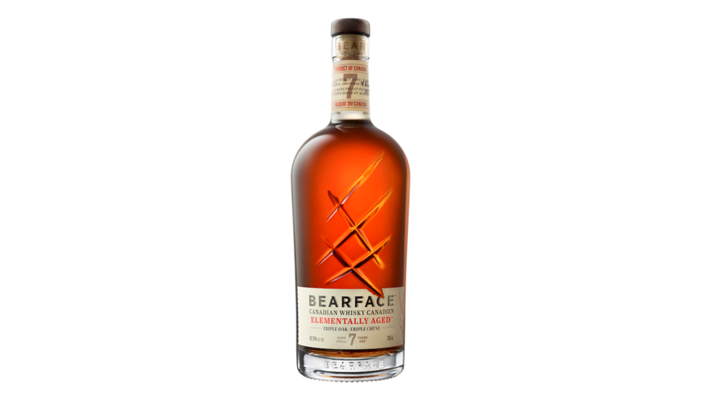 Order Bearface Triple Oak Canadian Whisky 750mL food online from Spikes Bottle Shop store, Chico on bringmethat.com