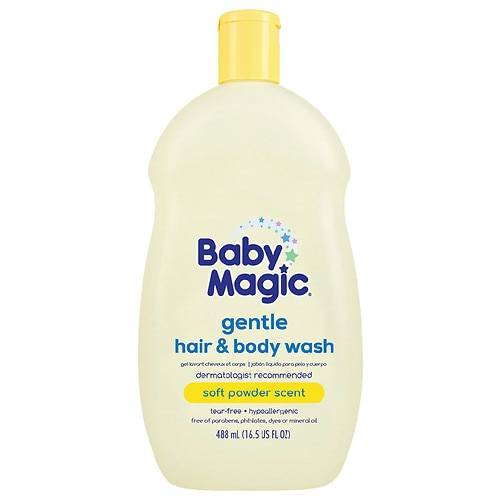 Order Baby Magic Gentle Hair & Body Wash Soft Powder Scent - 16.5 oz food online from Walgreens store, Hometown on bringmethat.com