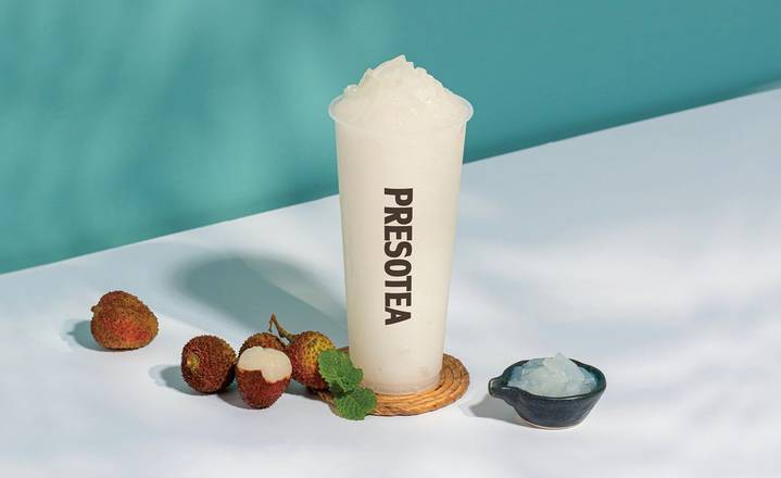 Order Lychee Slush food online from Presotea store, Commerce Charter Township on bringmethat.com