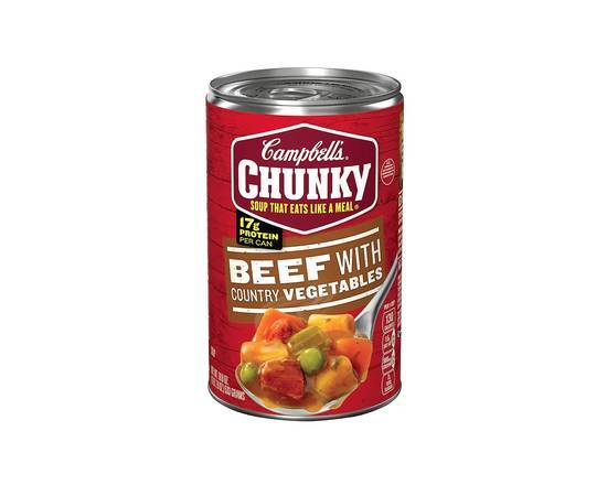 Order Campbell's Chunky Soup - Beef 18.8oz food online from Pink Dot store, Lemon Grove on bringmethat.com