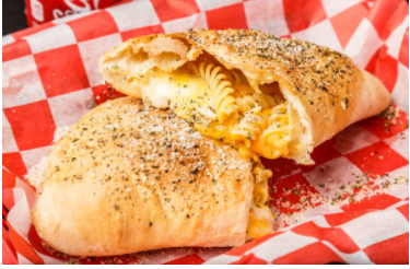 Order Mac & Cheese Calzone Combo food online from Eddie Calzones store, Athens on bringmethat.com