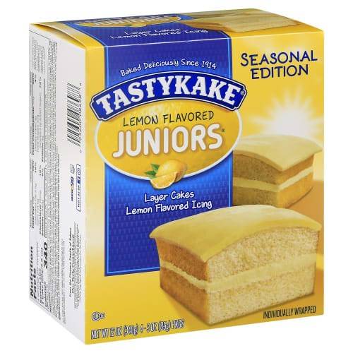 Order Tastykake · Lemon Flavored Juniors Cakes (4 x 3 oz) food online from Safeway store, Rehoboth Beach on bringmethat.com