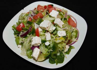 Order Greek Salad food online from Va Kabob House store, Springfield on bringmethat.com