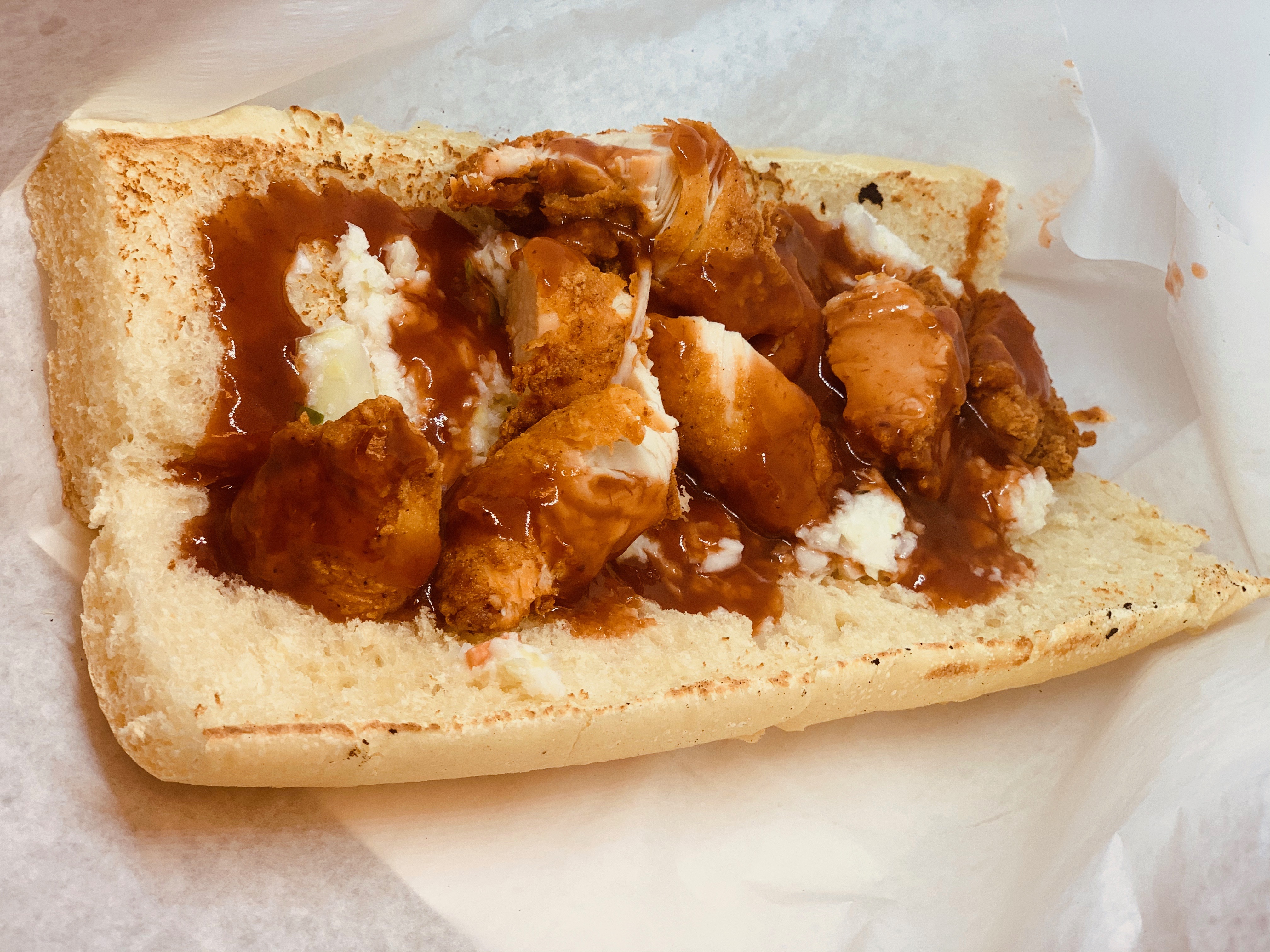 Order BBQ Chicken Hoagie food online from Wicked Marys Chicken store, Ann Arbor on bringmethat.com