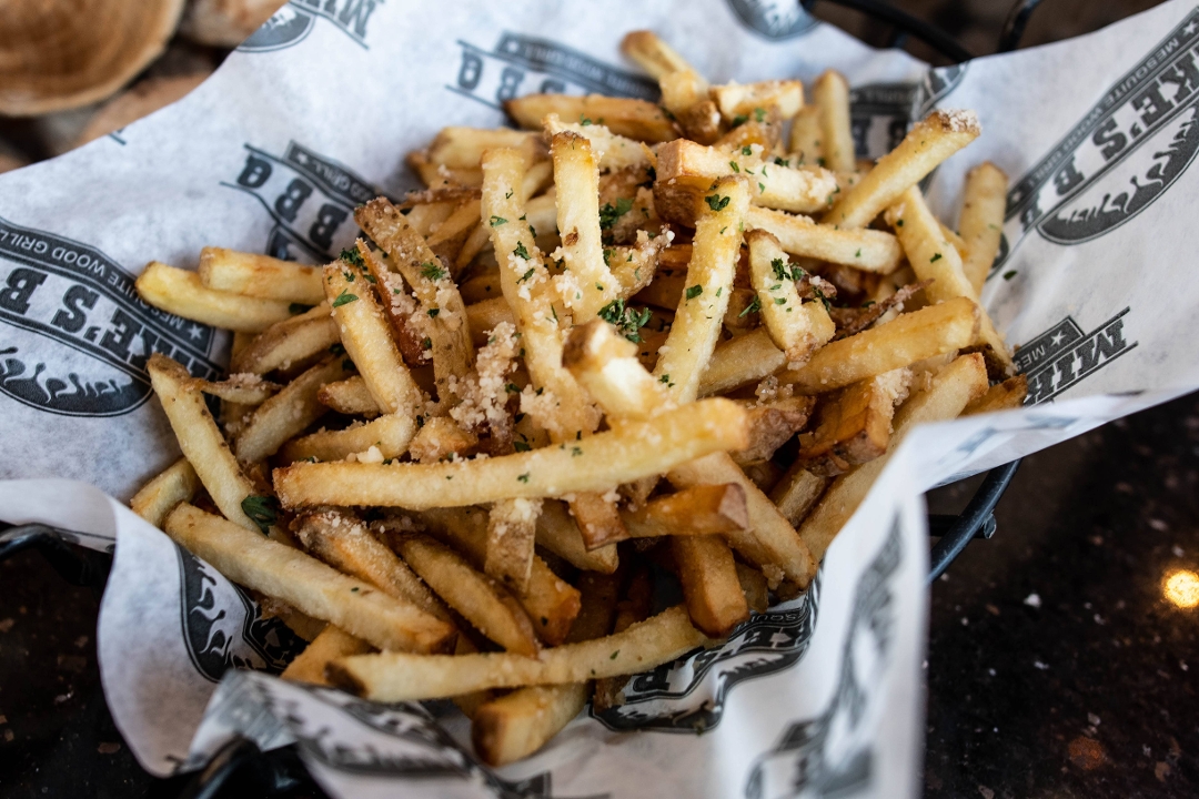 Order Garlic Parmesan Fries food online from Mike Bbq store, Escondido on bringmethat.com