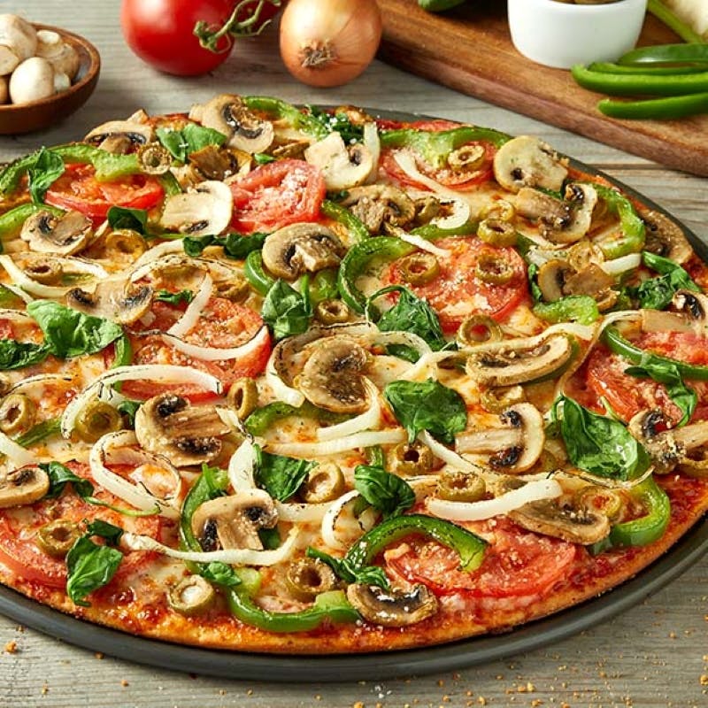 Order Very Vegy™ Pizza - Individual 7" food online from Donatos Pizza store, Hudson on bringmethat.com